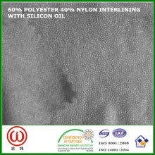 Soft hand nonwoven fusible nylon interlining fabrics